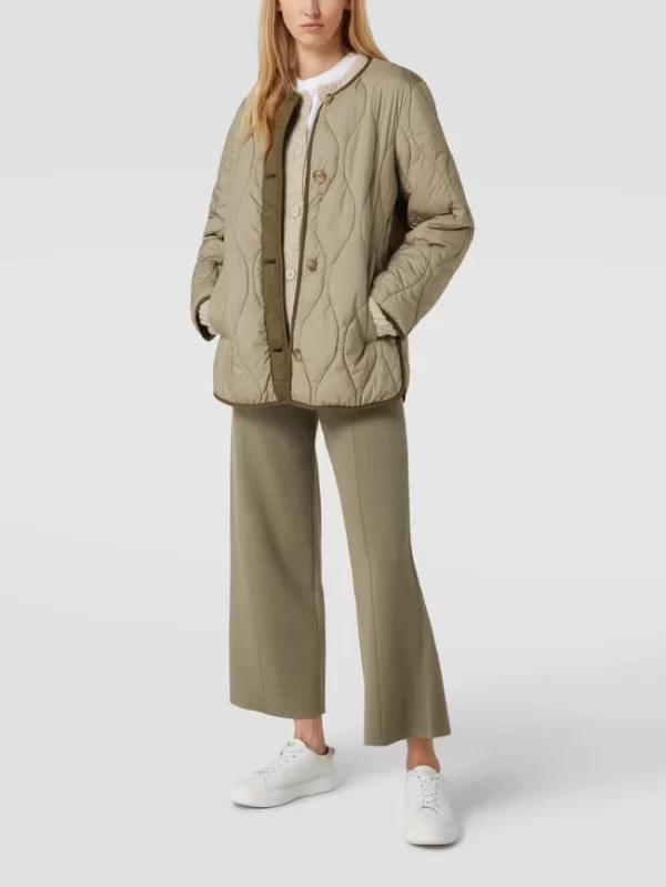 Esprit Collection Steppjacke Mit Rundhalsausschnitt – Hellgrün 1