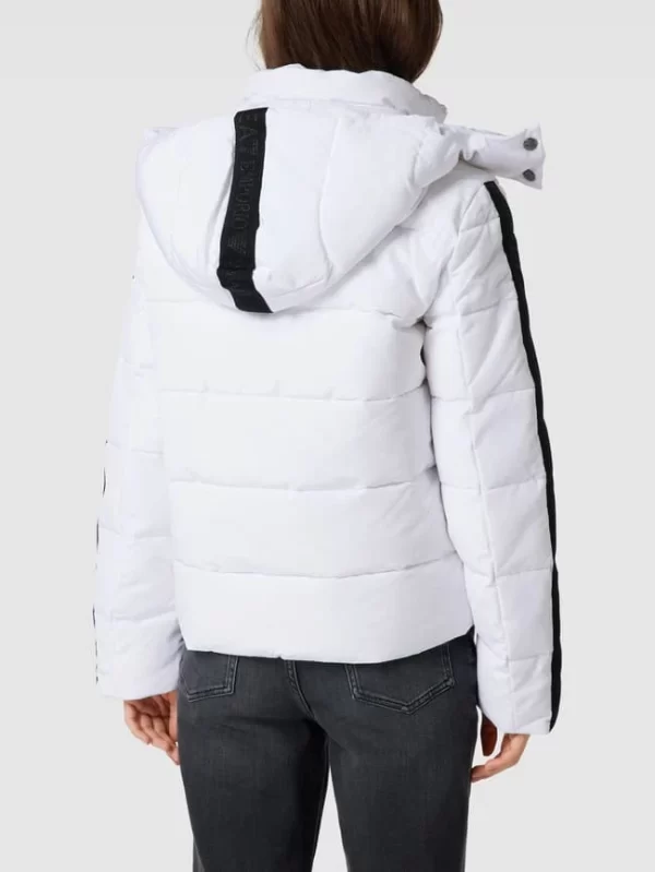EA7 Emporio Armani Steppjacke Mit Label-Print Modell ‘GIUBOTTO’ – Offwhite 6