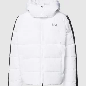 EA7 Emporio Armani Steppjacke Mit Label-Print Modell ‘GIUBOTTO’ – Offwhite 9