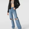 REVIEW Lederjacke Mit Seitlichen Eingrifftaschen – Schwarz 19